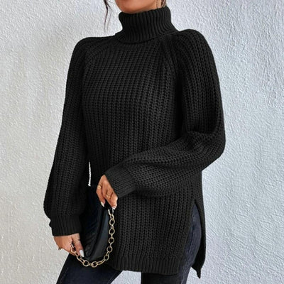 Annette | Klassischer Rollkragen-Strickpullover