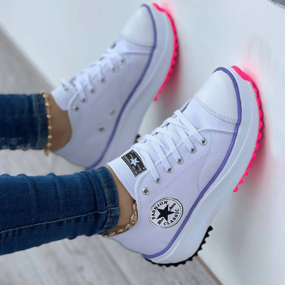 Abigail | Trendige Plateau-Sneaker
