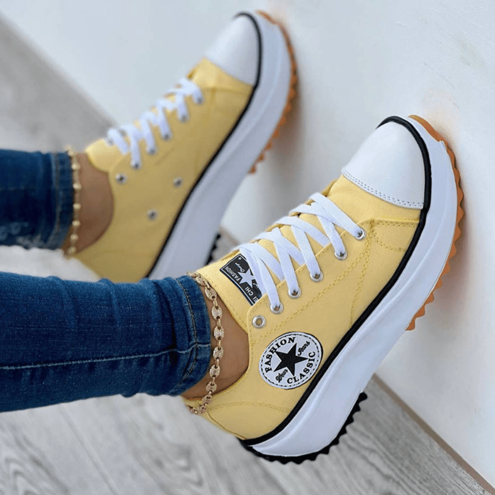 Abigail | Trendige Plateau-Sneaker