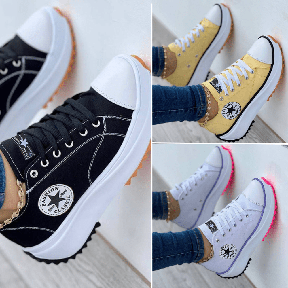 Abigail | Trendige Plateau-Sneaker