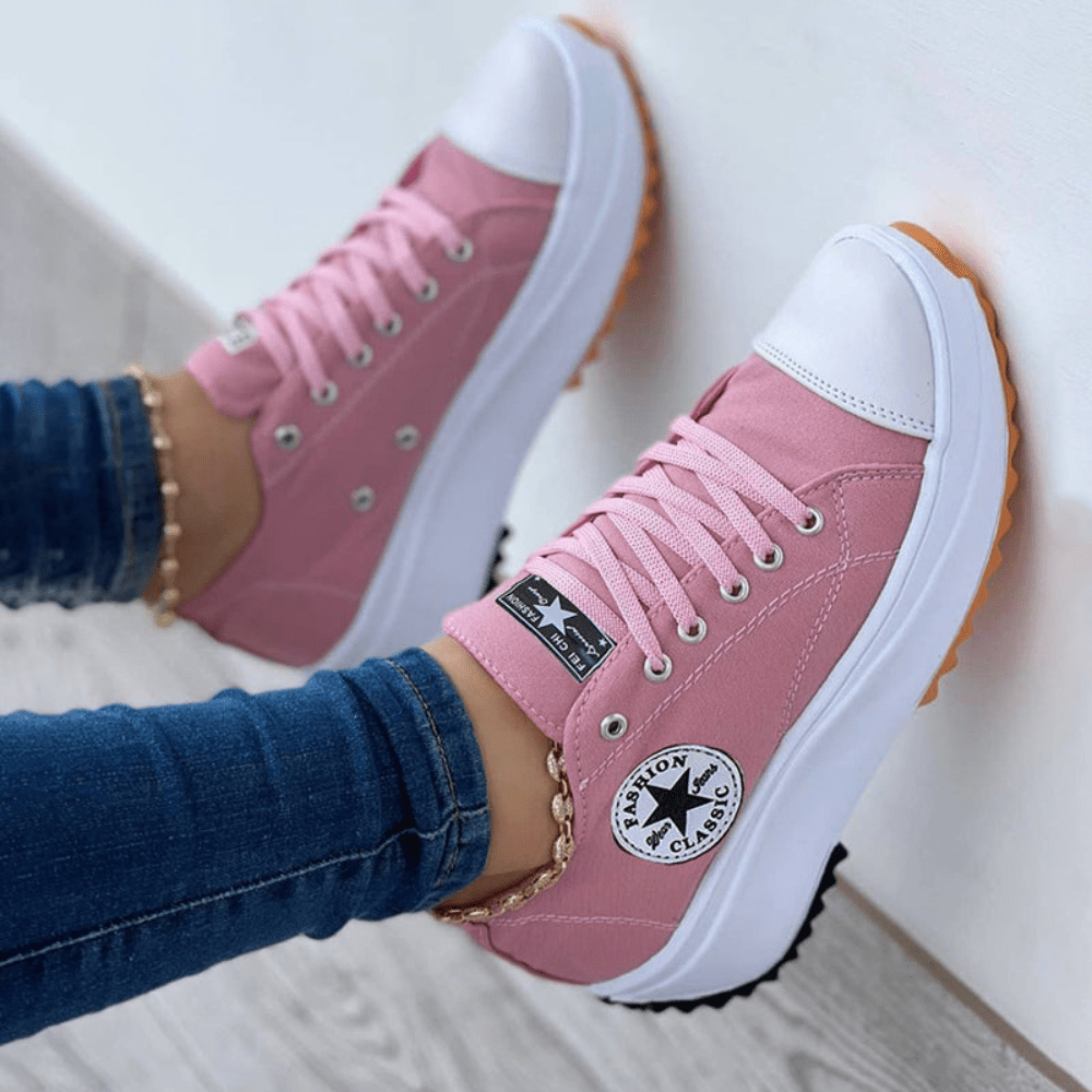 Abigail | Trendige Plateau-Sneaker