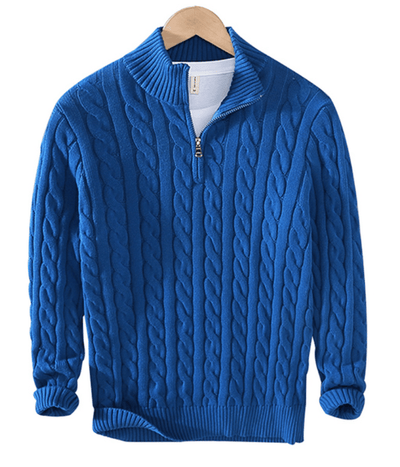 Anton | Grob gemusterter Strickpullover
