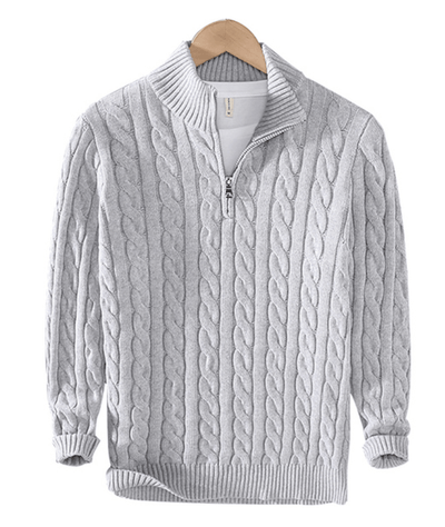 Anton | Grob gemusterter Strickpullover