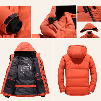 Anselmar | Wasserdichte Winterjacke mit Kapuze