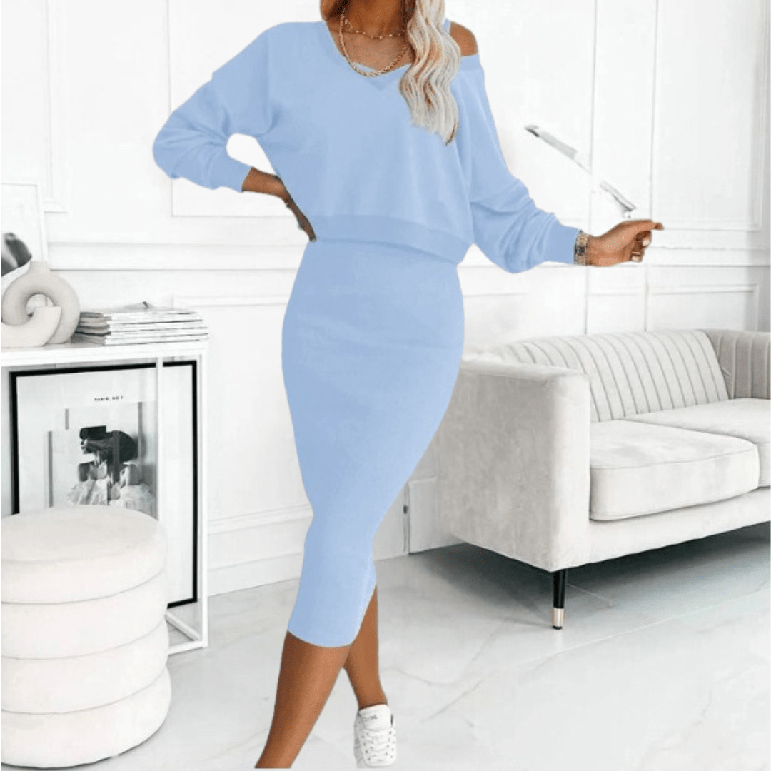 Doretta | Schickes Lounge-Set aus Kleid und Top
