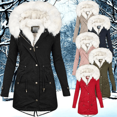 Amelia | Kuschelige Winterjacke mit Kapuze