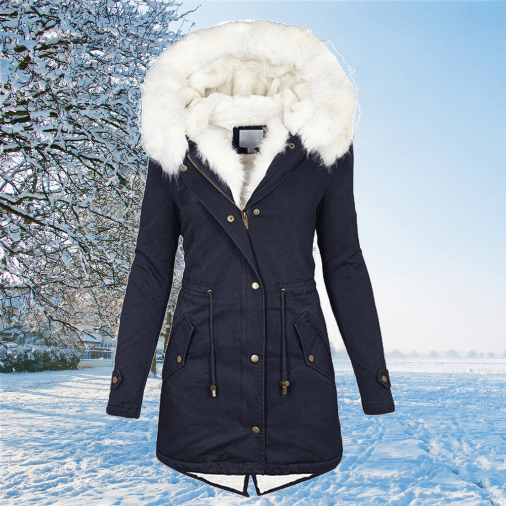 Amelia | Kuschelige Winterjacke mit Kapuze