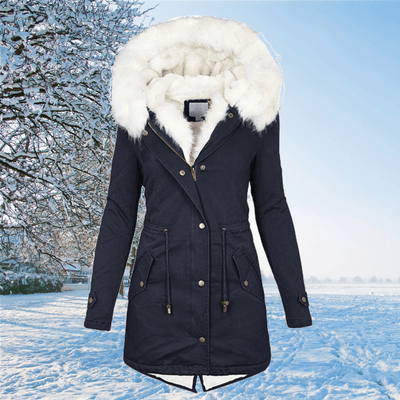 Amelia | Kuschelige Winterjacke mit Kapuze