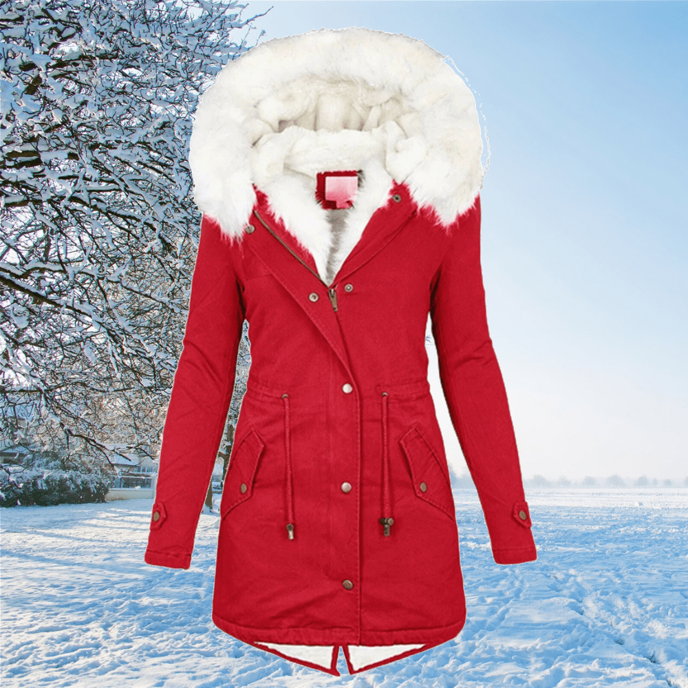 Amelia | Kuschelige Winterjacke mit Kapuze