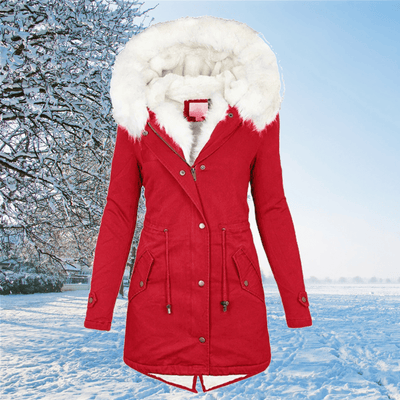 Amelia | Kuschelige Winterjacke mit Kapuze