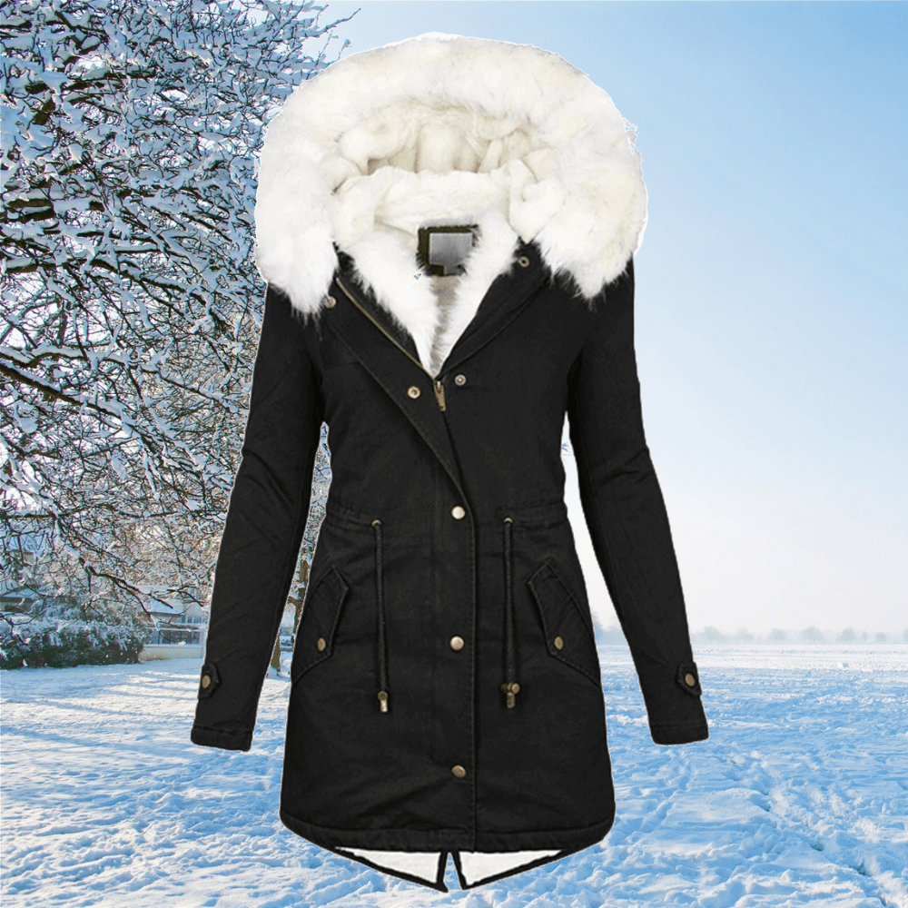 Amelia | Kuschelige Winterjacke mit Kapuze