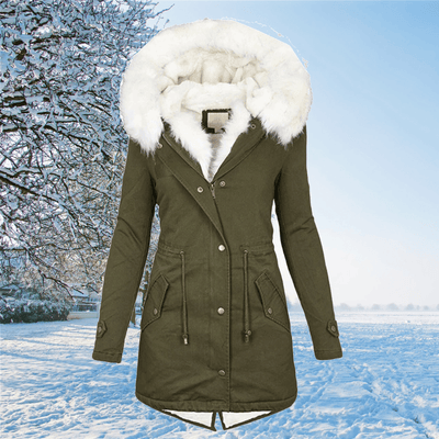 Amelia | Kuschelige Winterjacke mit Kapuze