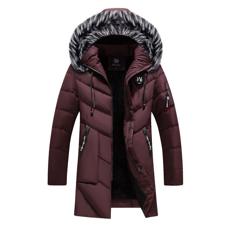 Brian | Kuschelige Winterjacke mit Kapuze