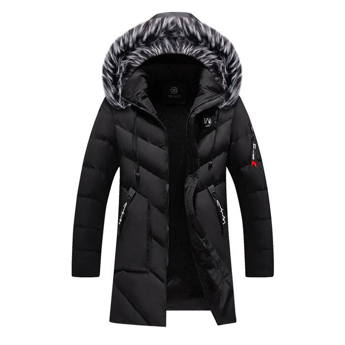 Brian | Kuschelige Winterjacke mit Kapuze
