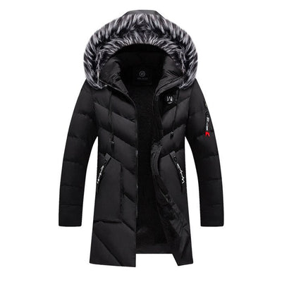 Brian | Kuschelige Winterjacke mit Kapuze