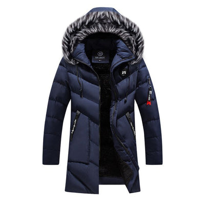 Brian | Kuschelige Winterjacke mit Kapuze