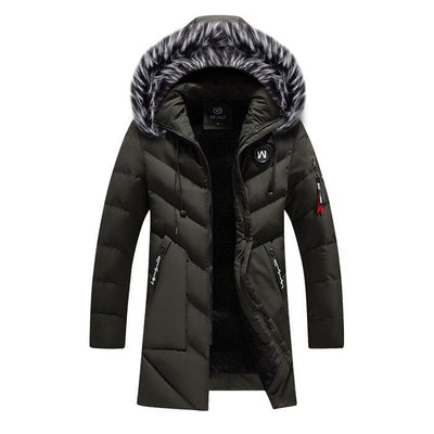 Brian | Kuschelige Winterjacke mit Kapuze