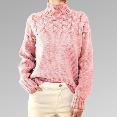 Helisande | Weicher, gerippter Rollkragenpullover