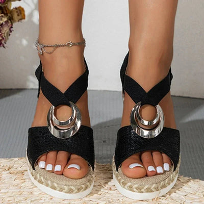 Calista | Stilvolle, lässige Keilsandalen