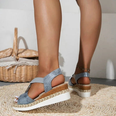 Calista | Stilvolle, lässige Keilsandalen