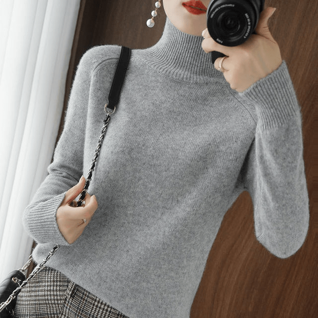 Leandra | Anspruchsvoller, sauber geschnittener Rollkragenpullover
