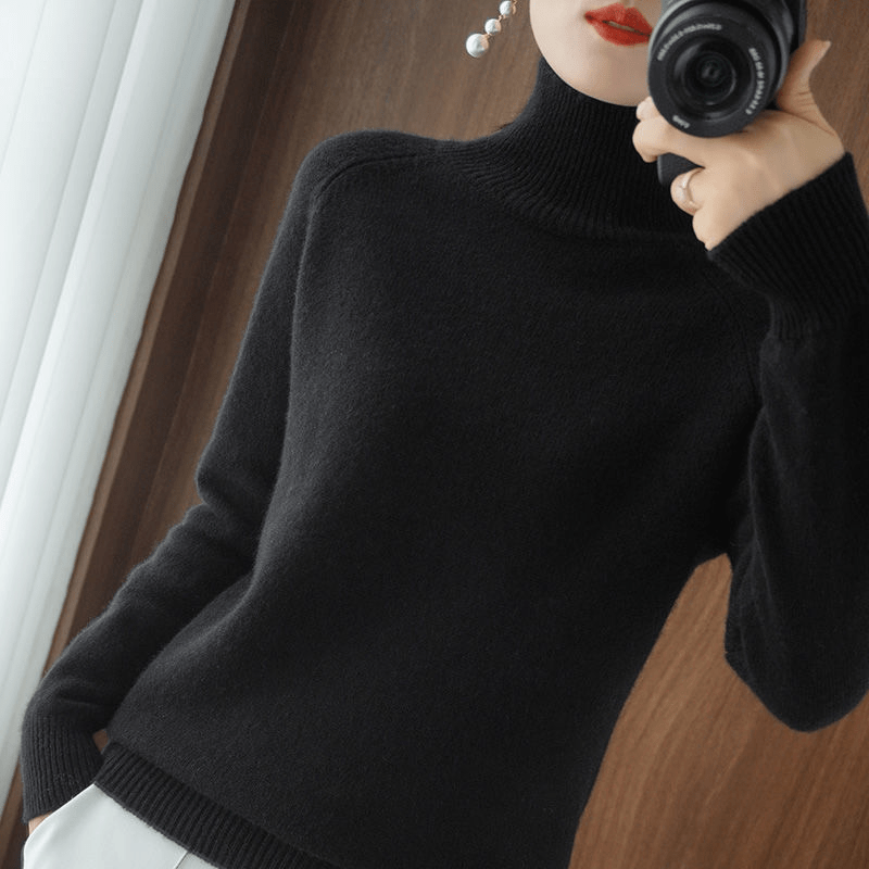 Leandra | Anspruchsvoller, sauber geschnittener Rollkragenpullover