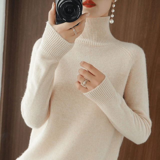 Leandra | Anspruchsvoller, sauber geschnittener Rollkragenpullover