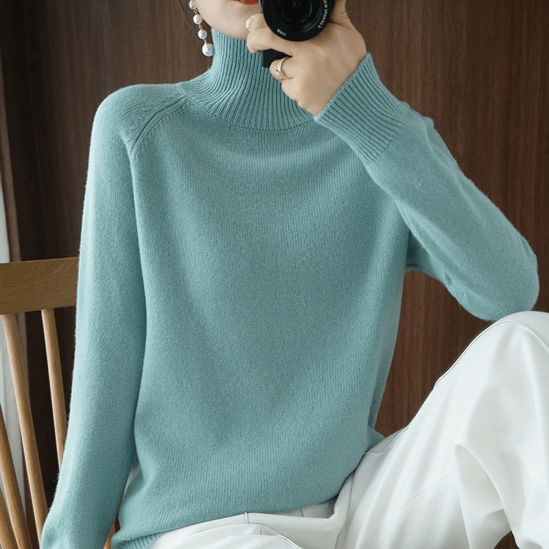 Leandra | Anspruchsvoller, sauber geschnittener Rollkragenpullover