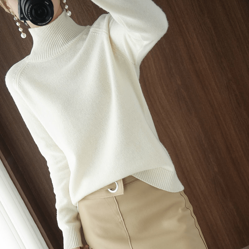 Leandra | Anspruchsvoller, sauber geschnittener Rollkragenpullover