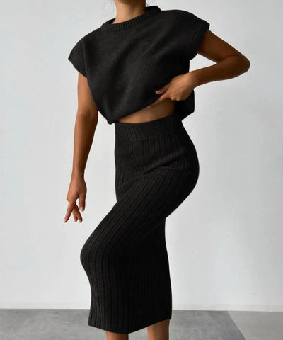 Celestine | Raffiniertes Top &amp; Midirock