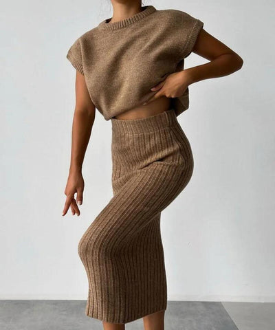 Celestine | Raffiniertes Top &amp; Midirock