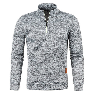 Marvik | Rollkragenpullover mit halbem Reißverschluss