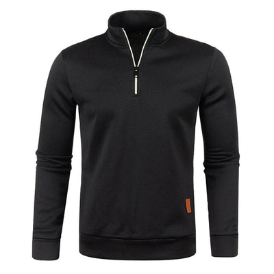 Marvik | Rollkragenpullover mit halbem Reißverschluss