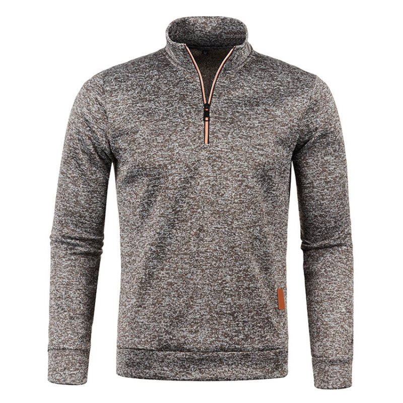 Marvik | Rollkragenpullover mit halbem Reißverschluss