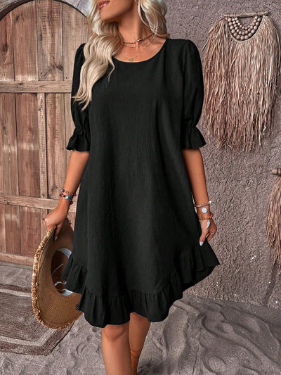 Almira | Bohemian Rüschen Sommerkleid