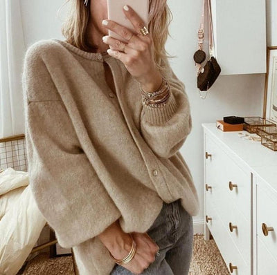 Thessalien | Timeless Shape Strickjacke in Übergröße