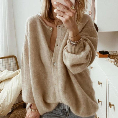 Thessalien | Timeless Shape Strickjacke in Übergröße