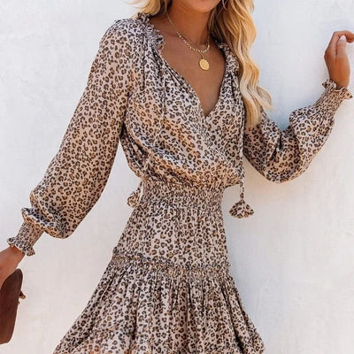 Zylarra | Emberspot Leopard Minikleid