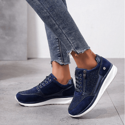Cecilie | Trendige Plateau-Wedge-Sneaker