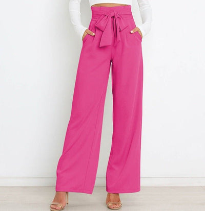 Novera | Weite Hose mit Bindegürtel