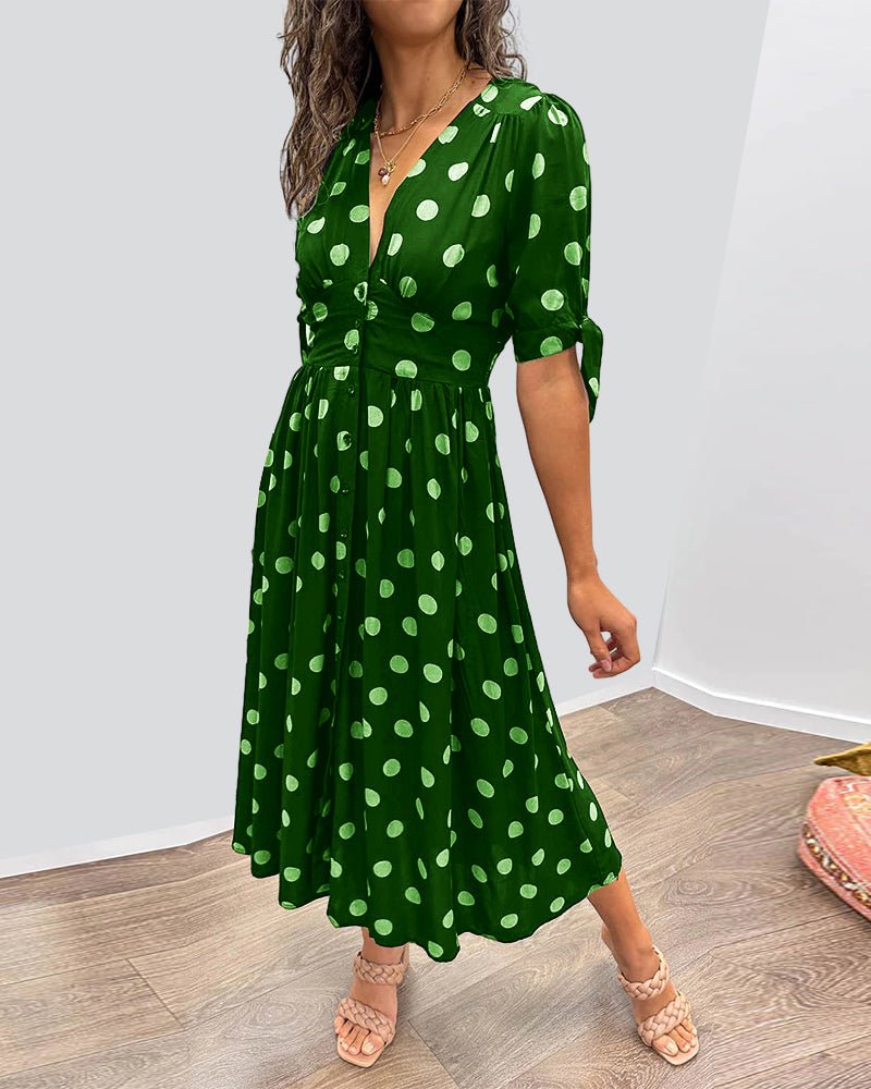 Orla | Schickes Midikleid mit Punkten