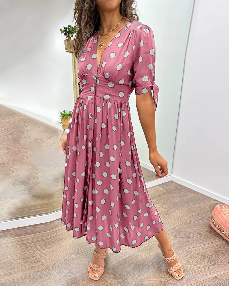 Orla | Schickes Midikleid mit Punkten