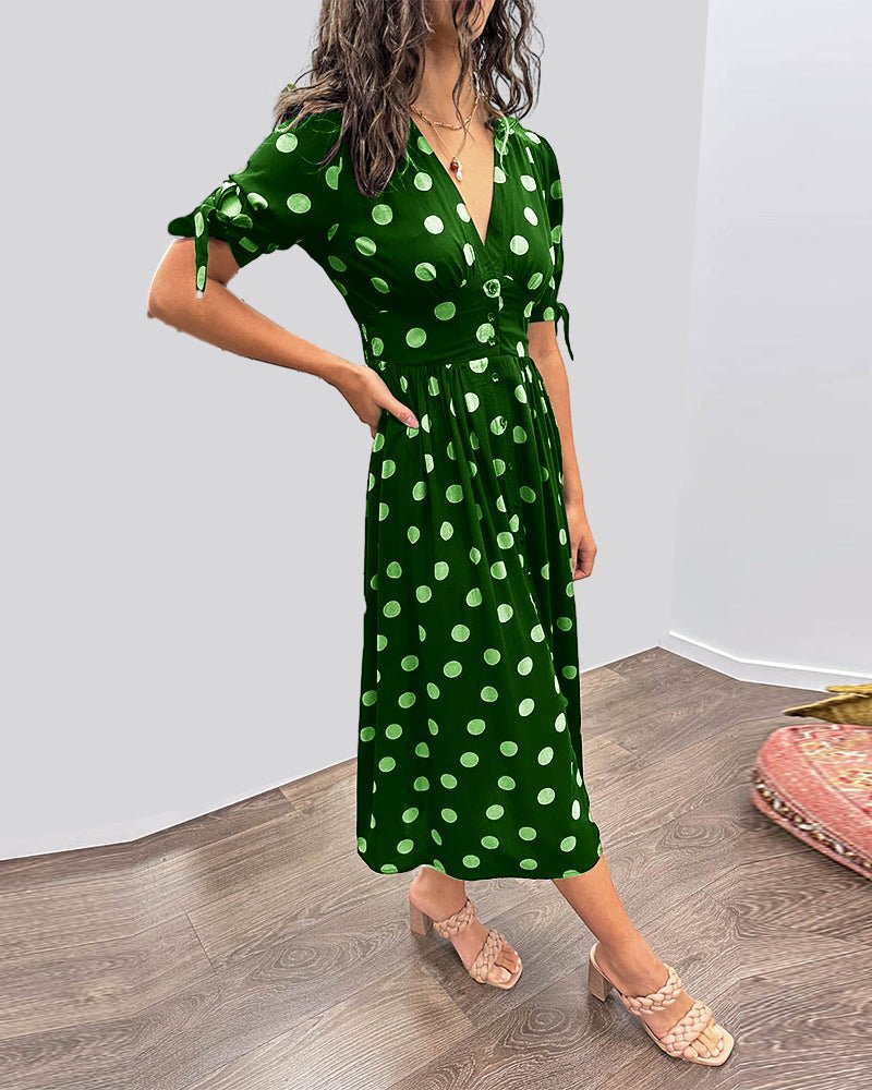 Orla | Schickes Midikleid mit Punkten