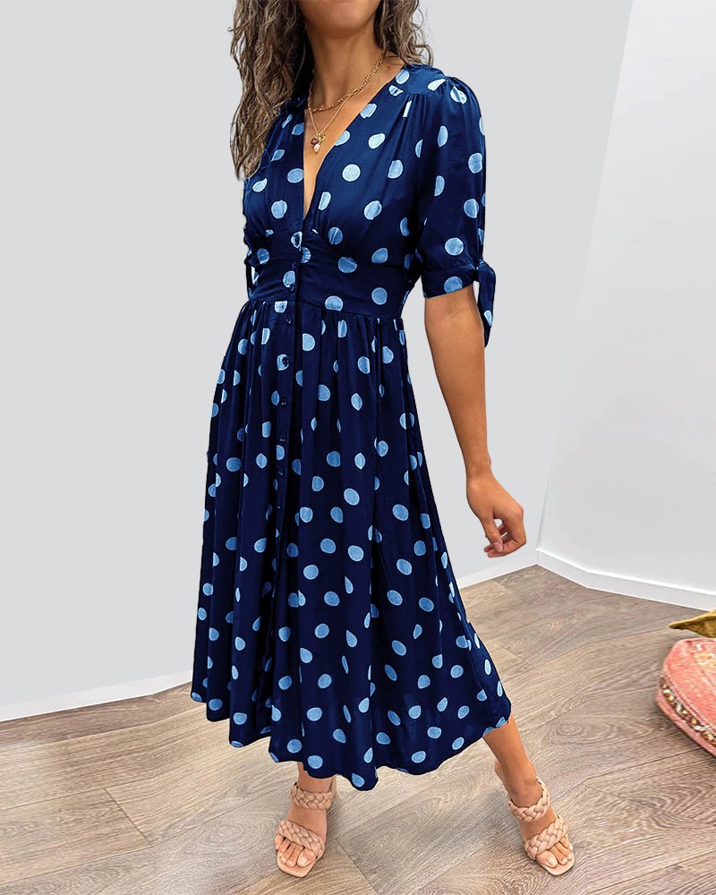 Orla | Schickes Midikleid mit Punkten