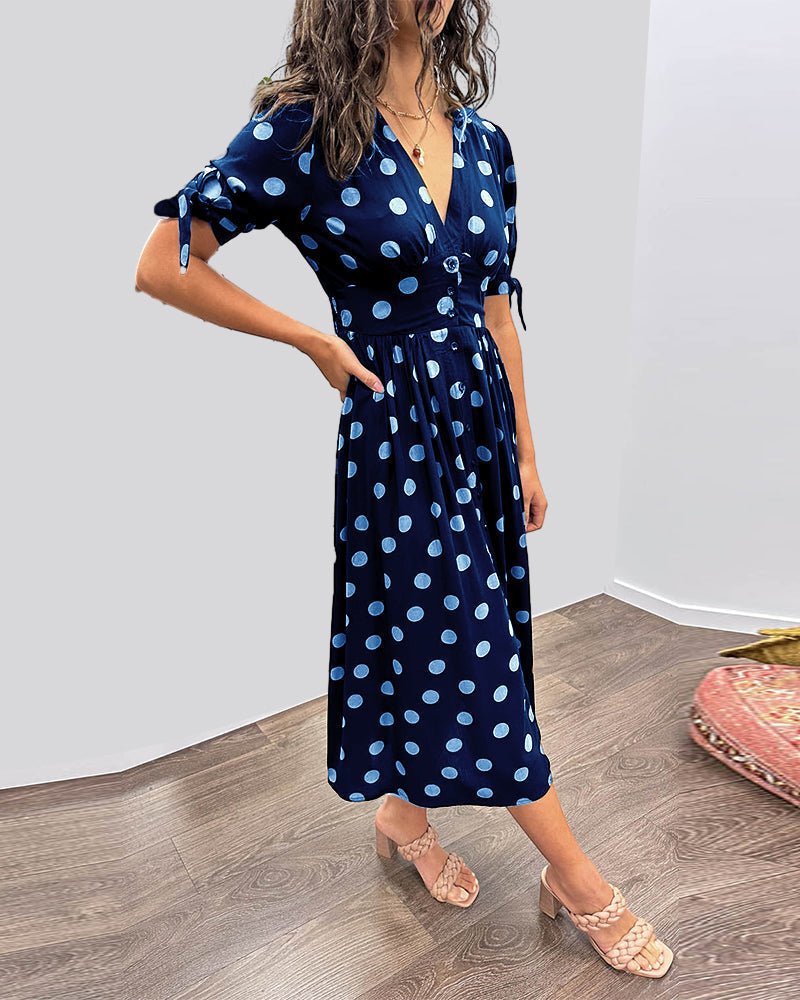 Orla | Schickes Midikleid mit Punkten