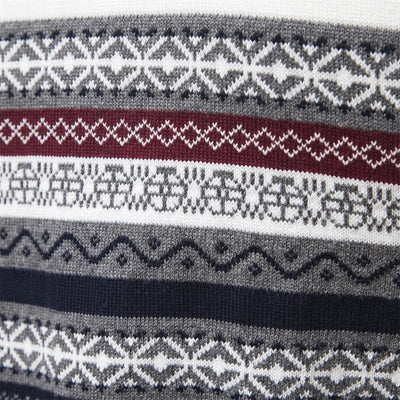 Torven | Strickpullover mit Retro-Muster