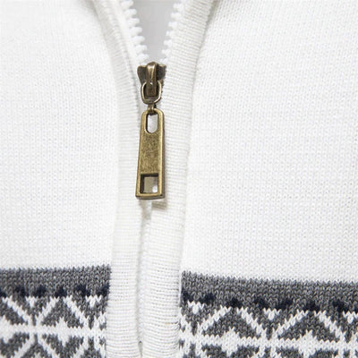 Torven | Strickpullover mit Retro-Muster