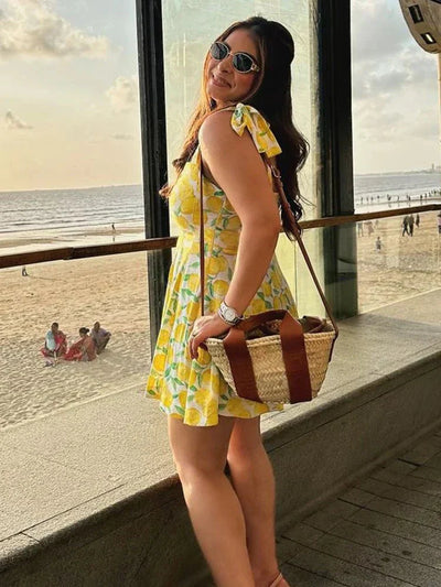 Veralis | Lemon Print Dress