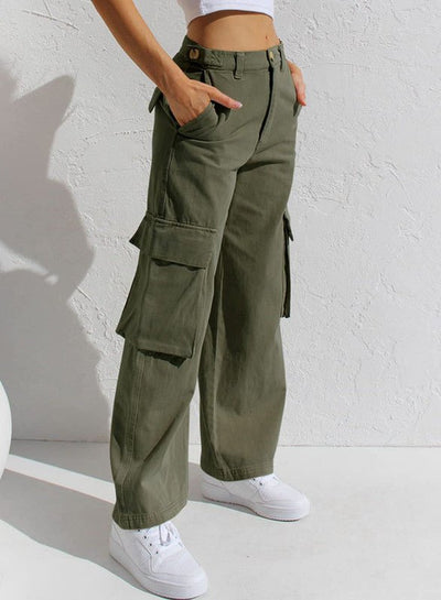 Corrine | Entspannte Cargohose mit weitem Bein
