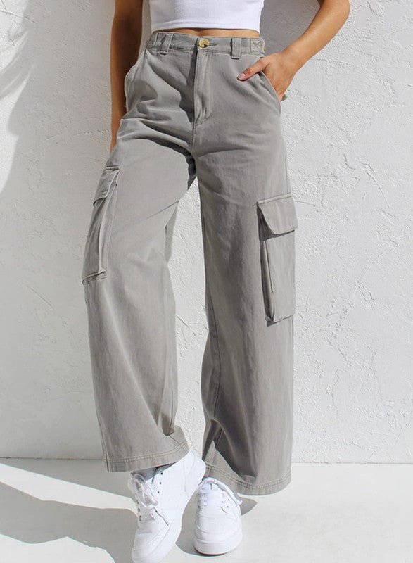Corrine | Entspannte Cargohose mit weitem Bein